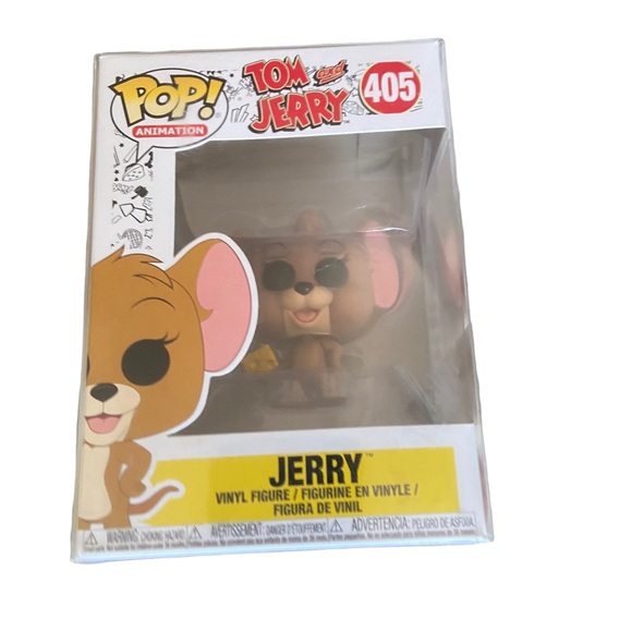 Tom & Jerry Mouse Vinyl Figure Toy Pop Animation 405 Collectible NEW Funko - Picture 3 of 6